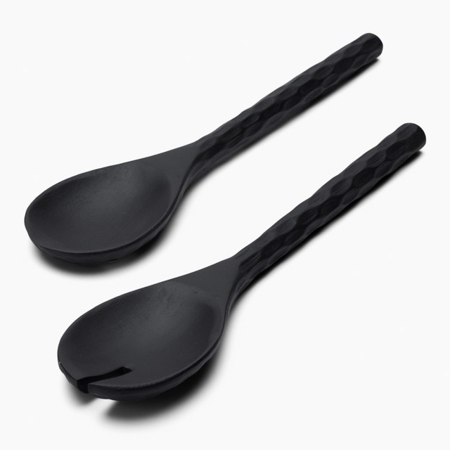 Humble & Mash Salad Servers, Set of 2 - Black