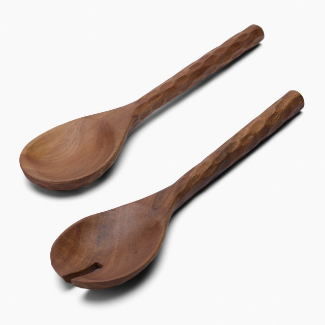 Humble & Mash Salad Servers, Set of 2 - Natural
