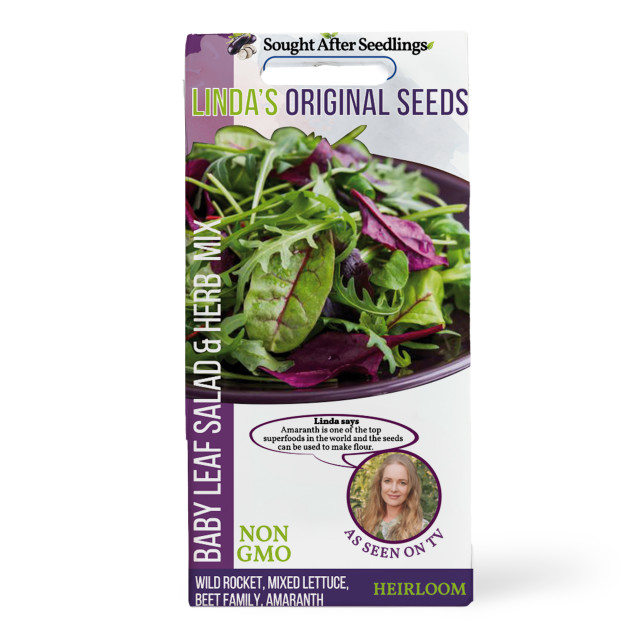 Linda's Seeds Baby Leaf Salad & Herb Mix Seeds