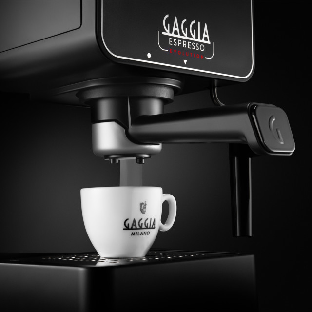 Gaggia Evolution Espresso Coffee Machine - Black detail