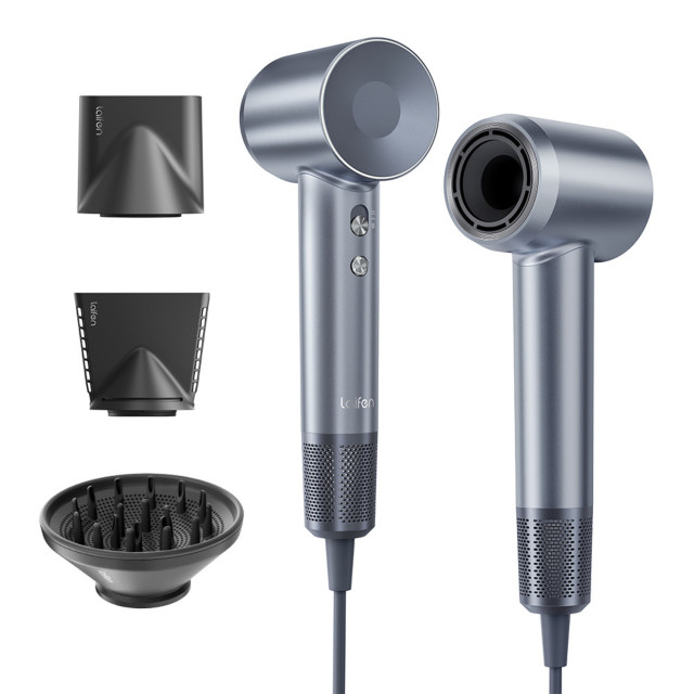 Laifen Swift High Speed Hair Dryer, 1600W - Silver Blue