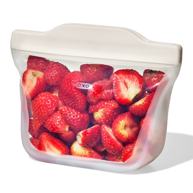 OXO Good Grips Silicone Stand Up Reusable Bag - 335ml angle