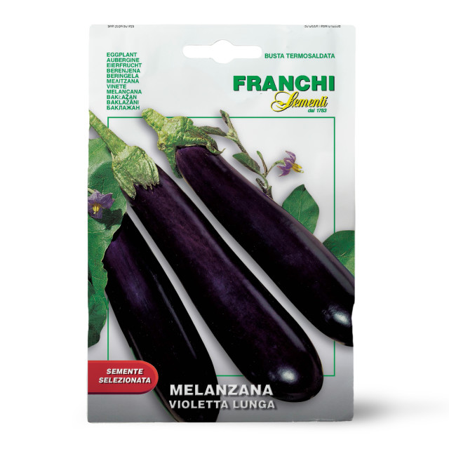 Franchi Sementi Seeds Violetta Lunga Eggplant Seeds, 2.5g