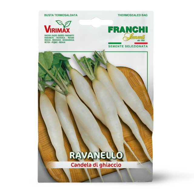 Franchi Sementi Seeds Candela Di Ghiaccio Radish Seeds, 12g