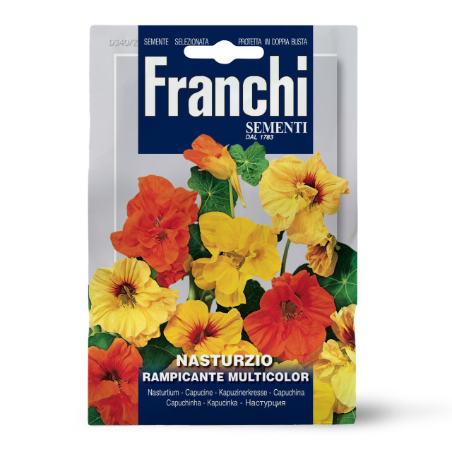 Franchi Sementi Seeds Climbing Multicolour Nasturtium Seeds, 5g