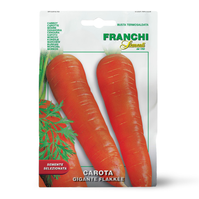 Franchi Sementi Seeds Gigante Flakkee Carrot Seeds, 6g
