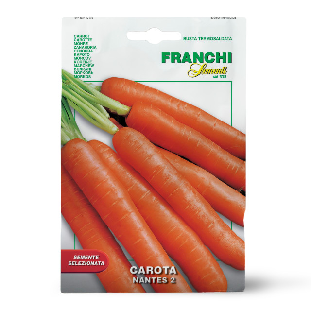 Franchi Sementi Seeds Nantes Carrot Seeds, 6g