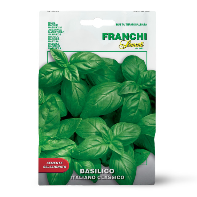 Franchi Sementi Seeds Italiano Classico Sweet Basil Seeds, 5g