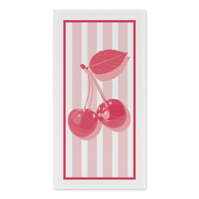 Tavola Cherry Slim Luxury Napkins, Pack of 24