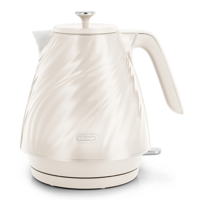 DeLonghi Ballerina Cordless Kettle, 1.7L - Marble White