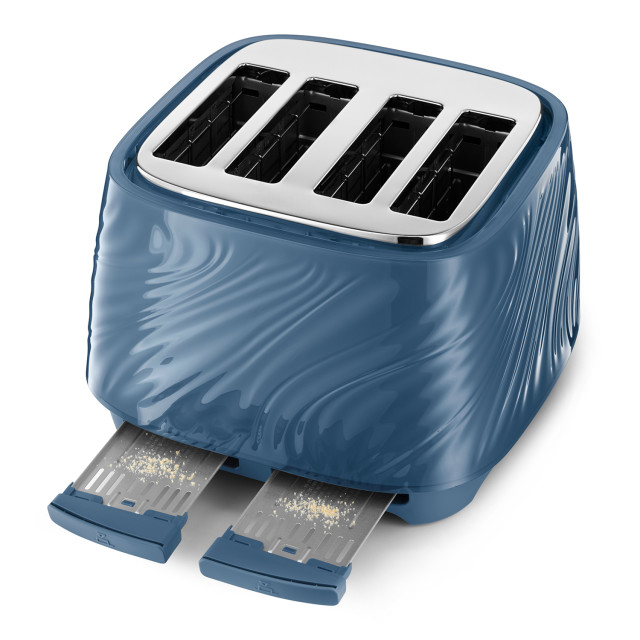 DeLonghi Ballerina 4-Slice Toaster, 1800W - Sapphire