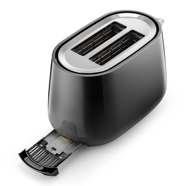 DeLonghi Eclettica 2-Slice Toaster - Black angle