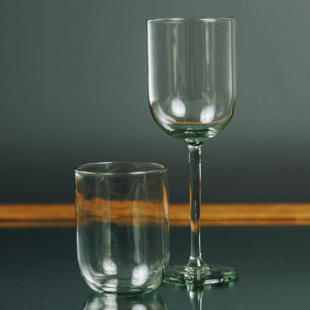 Ngwenya Glass Perfect-U Small Tumblers, Set of 4 on the table