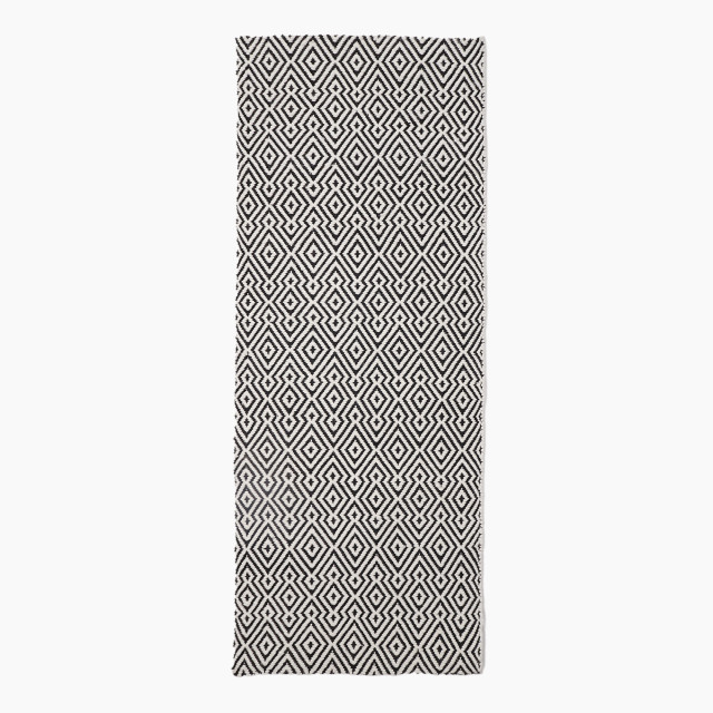 Thread Office Monochrome Diamond Geo Outdoor Runner, 80cm x 200cm