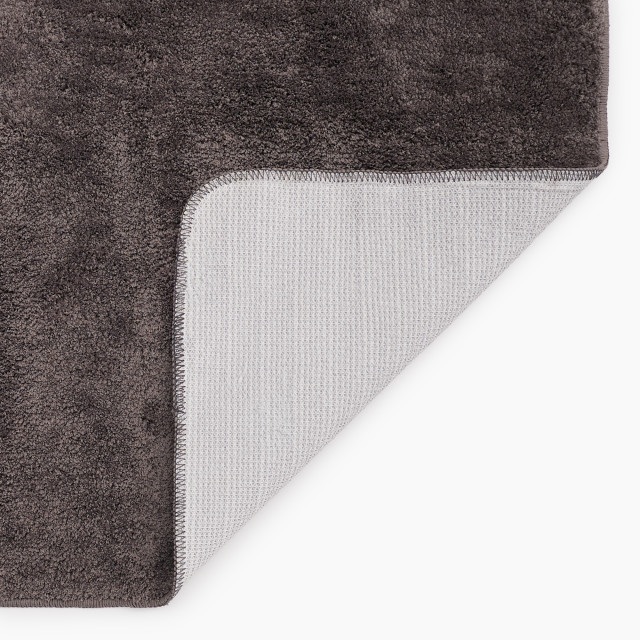 Thread Office Shaggy Bath Mat, 60cm x 140cm - Charcoal