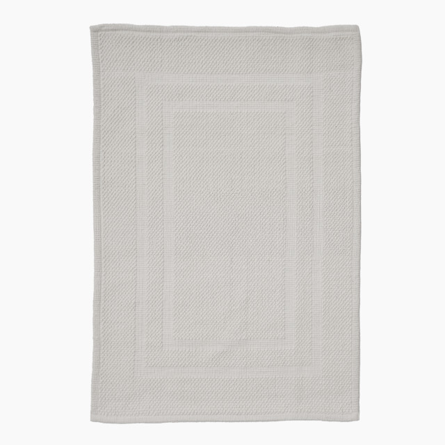 Thread Office Cotton Jacquard Bath Mat, 60cm x 80cm - White