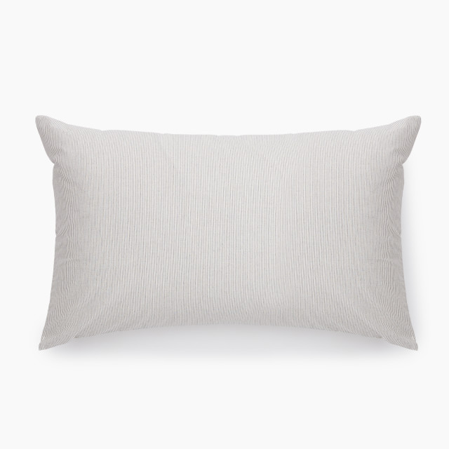 Grey Yarn Dye Stripe Pillowcases, Set of 2