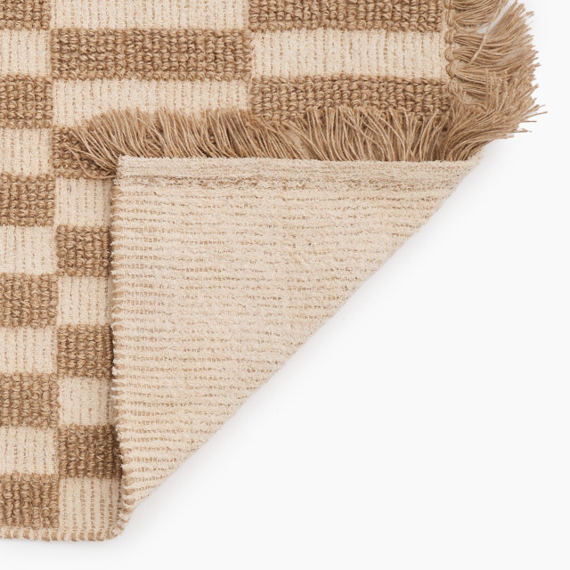 Thread Office Broken Stripe Jute Runner, 80cm x 150cm