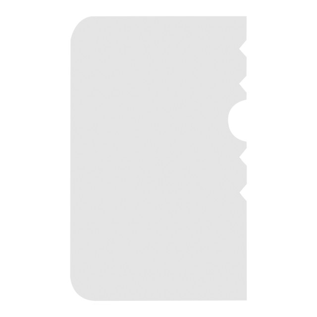 PME Patterned Edge Cake Icing Scrapers, Set of 4 detail