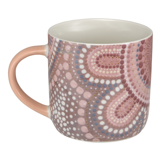 Maxwell & Williams Lou Martin Uplift Mug, 480ml - Coral angle