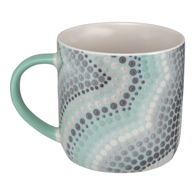 Maxwell & Williams Lou Martin Uplift Mug, 480ml - Blue angle