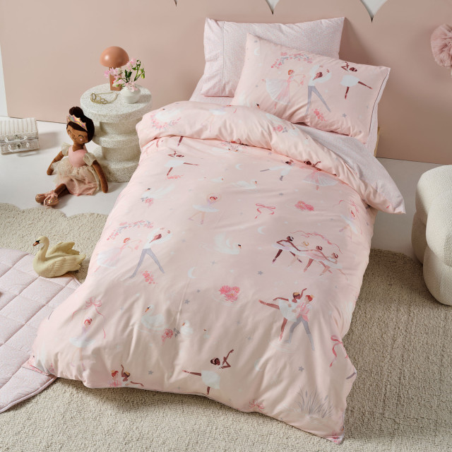 Linen House Swan Lake Duvet Cover Set - Double