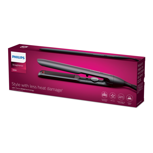 Philips 5000 Series Hair Straightener, 1-Ion packaging