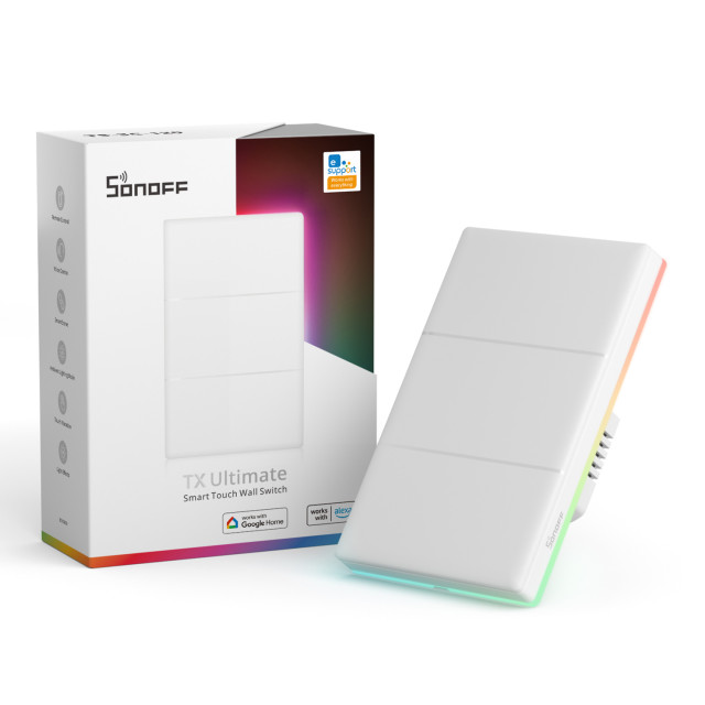 Sonoff TX Ultimate T5 Smart Light Switch - 3CH packaging