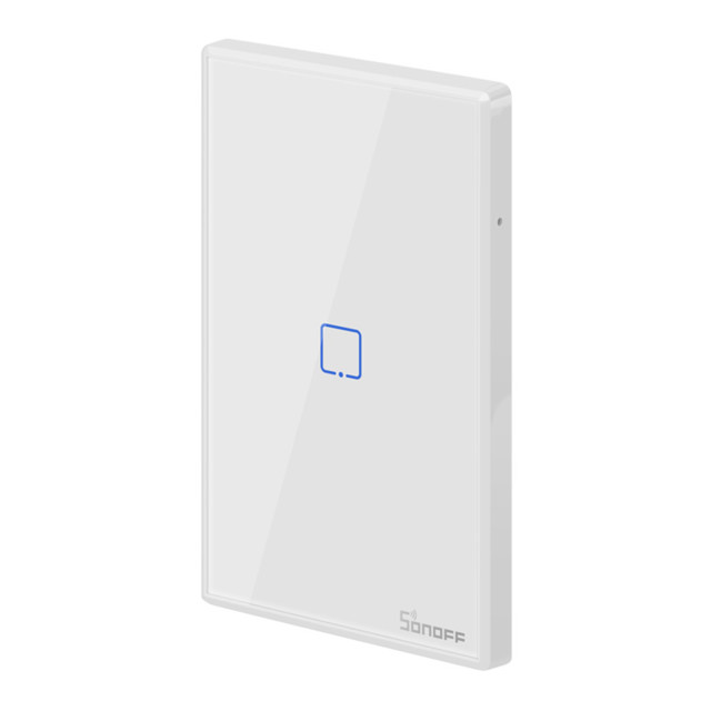 Sonoff White WiFi and RF Smart Light Switch - 1CH angle