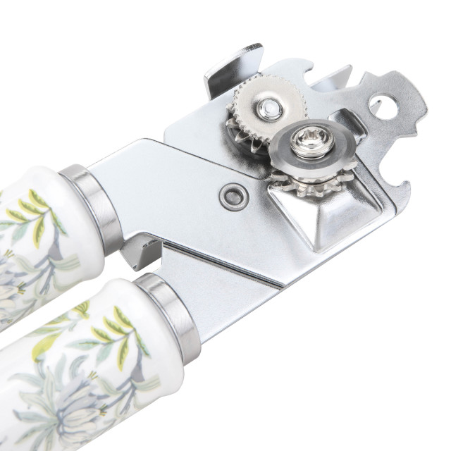 Laura Ashley Stainless Steel Can Opener with Ceramic Handle - Sage Parterre detail