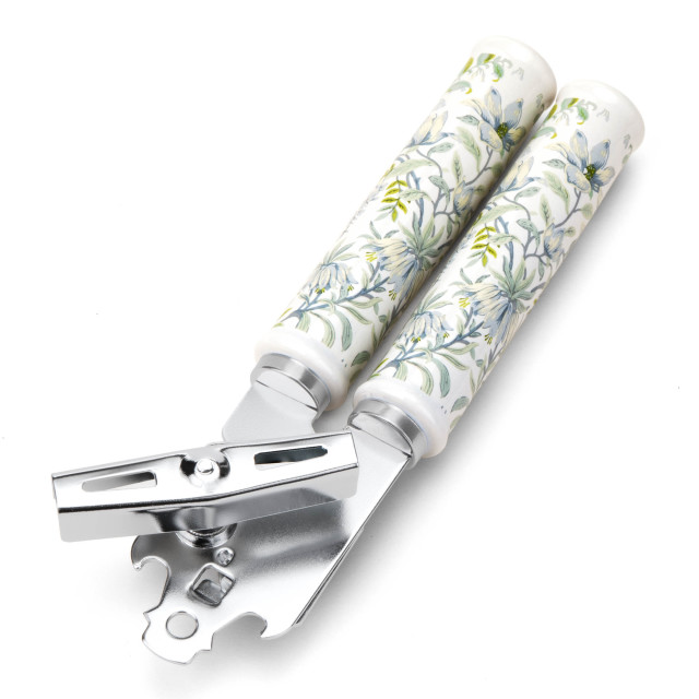 Laura Ashley Stainless Steel Can Opener with Ceramic Handle - Sage Parterre