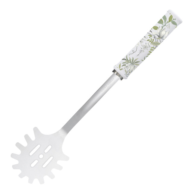 Laura Ashley Stainless Steel Spaghetti Server with Ceramic Handle - Sage Parterre