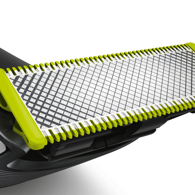 Philips Rechargeable USB OneBlade Face Hybrid Trimmer, 3 Combs detail
