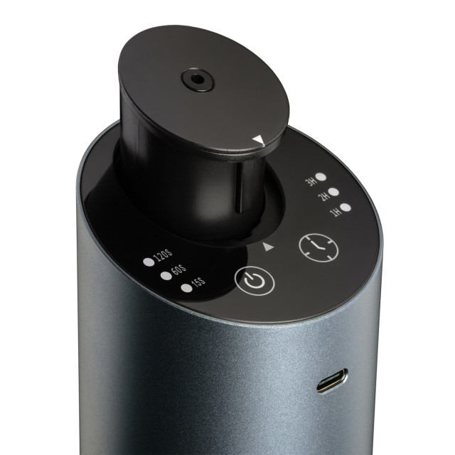 Aura Roam Rechargeable and Waterless Diffuser - Space Grey detail