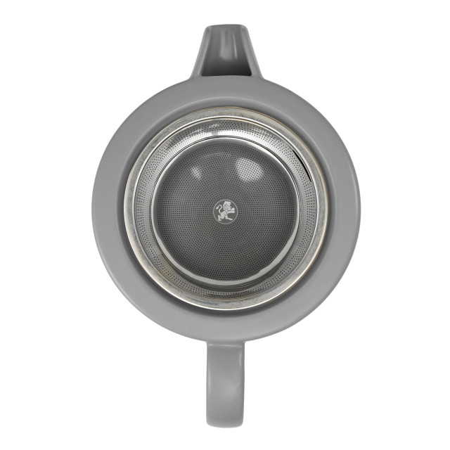 Maxwell & Williams Cafe Life Teapot with Infuser, 1L - Grey angle