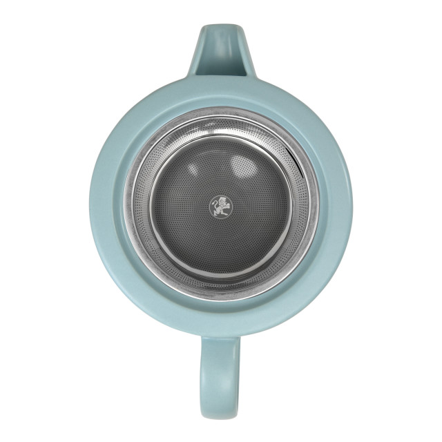 Maxwell & Williams Cafe Life Teapot with Infuser, 1L - Blue