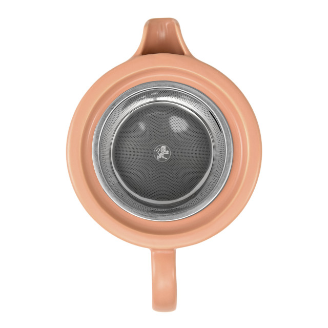 Maxwell & Williams Cafe Life Teapot with Infuser, 500ml - Apricot