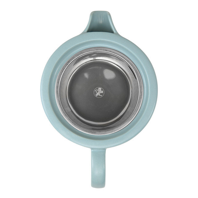 Maxwell & Williams Cafe Life Teapot with Infuser, 500ml - Blue angle