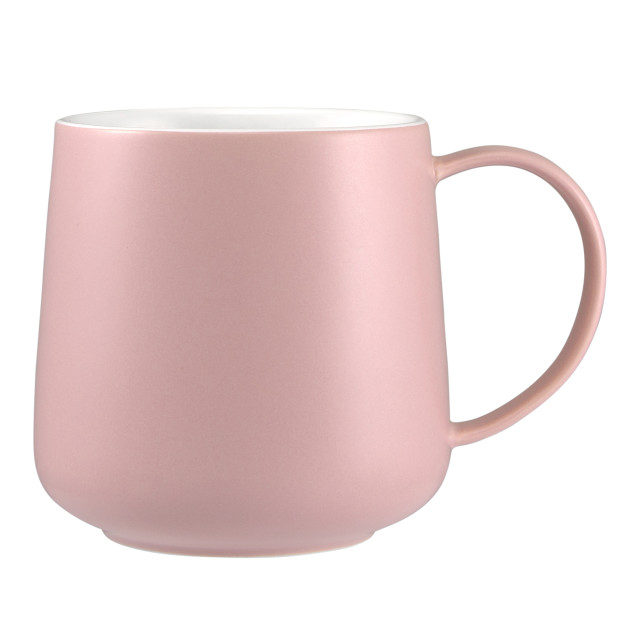 Maxwell & Williams Cafe Life Mug, 420ml - Pink angle