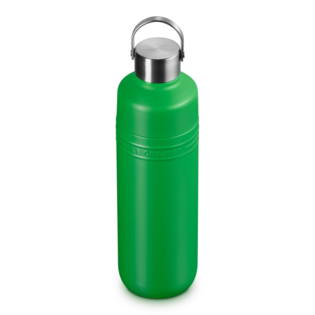 Le Creuset On The Go Vacuum-Insulated Stainless Steel Bottle, 500ml - Bamboo Green
