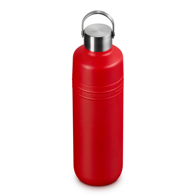 Le Creuset On The Go Vacuum-Insulated Stainless Steel Bottle, 1L - Cerise