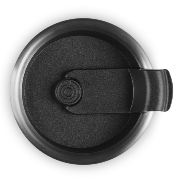 Le Creuset On The Go Vacuum-Insulated Stainless Steel Travel Mug, 350ml - Deep Teal detail