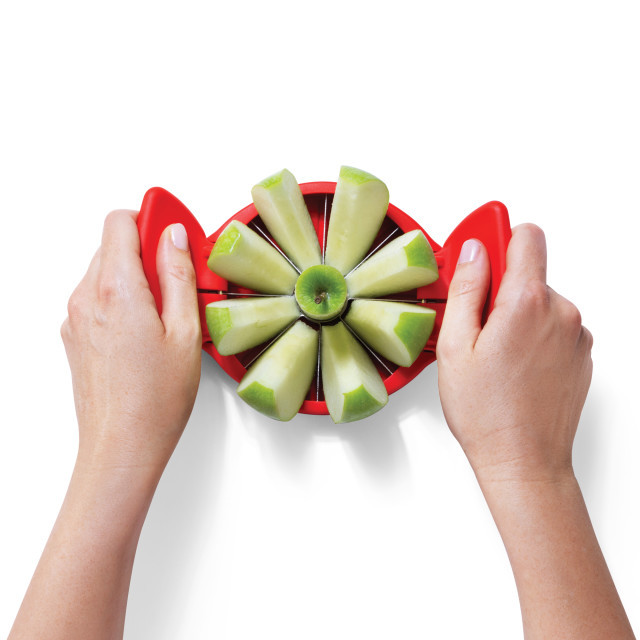Dreamfarm Apple Slicer slicing an apple