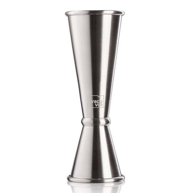 Vacu Vin Stainless Steel Japanese Jigger, 30ml/60ml