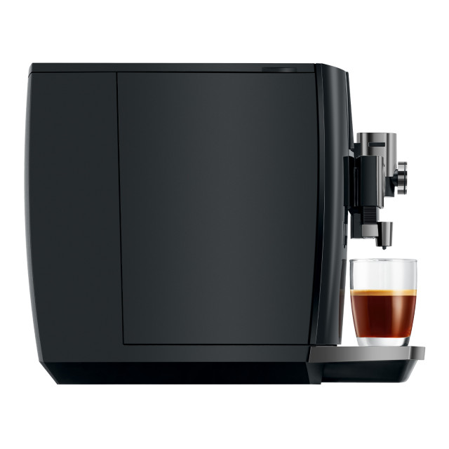 Jura J10 Piano Black Automatic Bean-to-Cup Machine angle