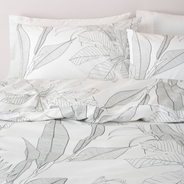 Linen House Tropica Duvet Cover Set - Double detail on the bed