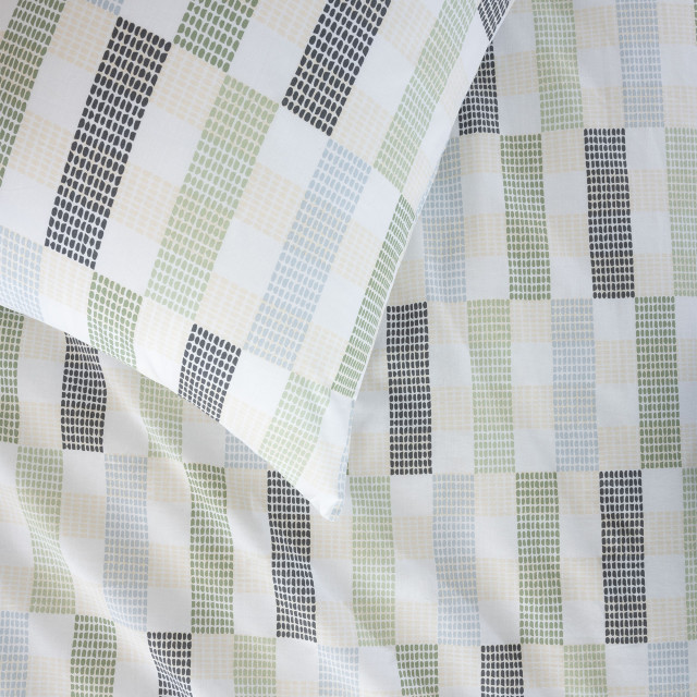 Linen House Silvester Duvet Cover Set - Double detail