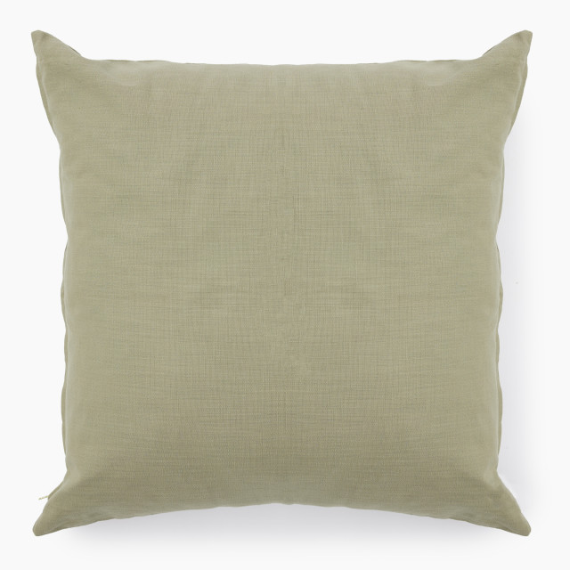 Thread Office Sage Lilium Linen Blend Scatter Cushion with Feather Blend Inner, 60cm x 60cm