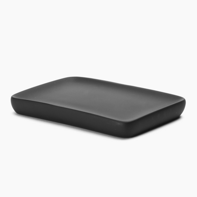 Thread Office Matte Black Soap Dish