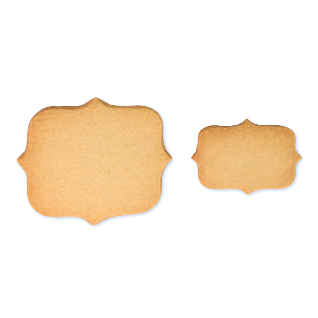 PME Plaque Round Edge Cookie Cutters, Set of 2 detail